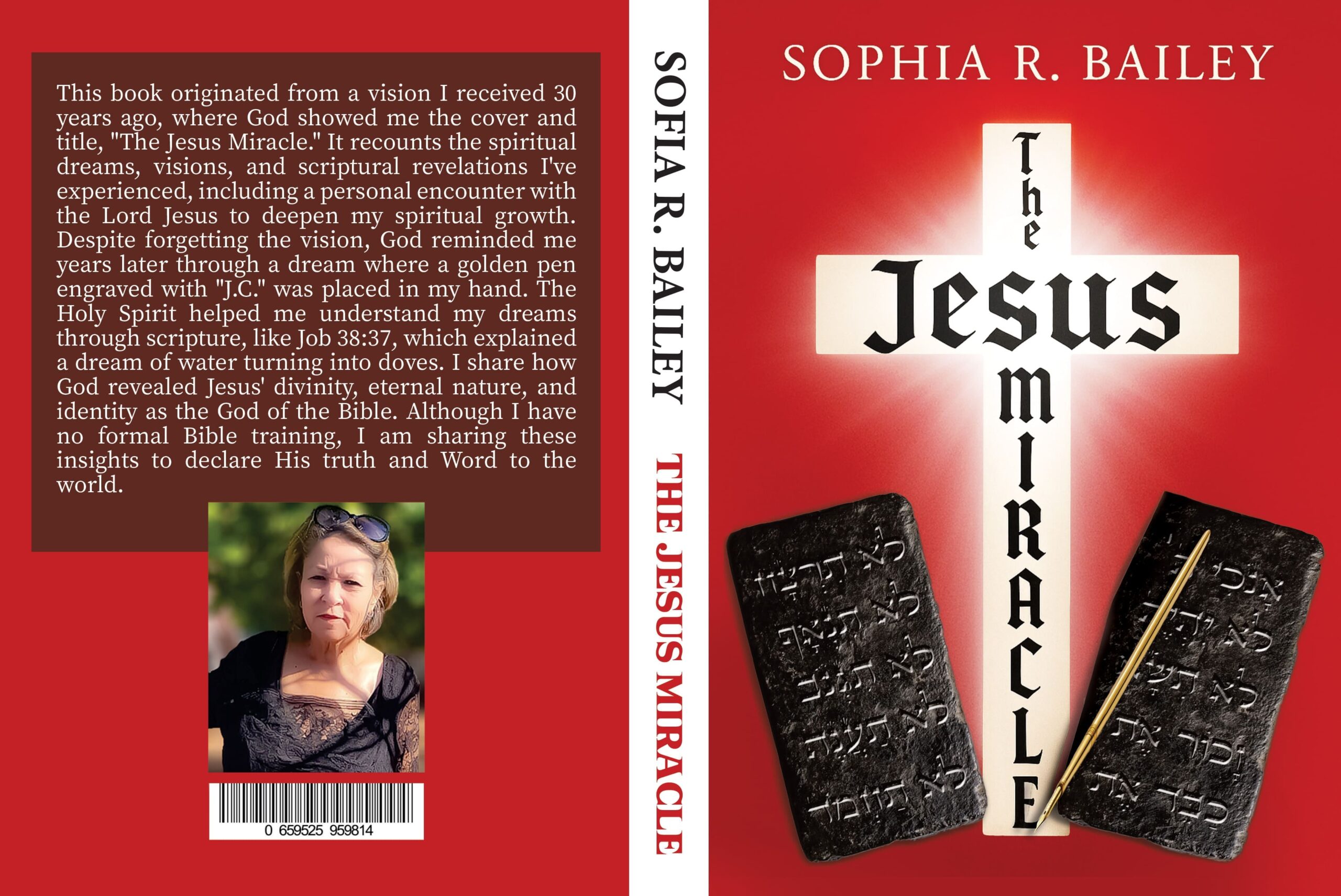 Cover of The Jesus Miracle by Sophia Rosetta Bailey, an inspirational Christian nonfiction book