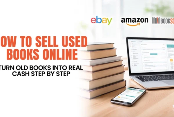 Amazon, eBay and BookScouter for selling used books online