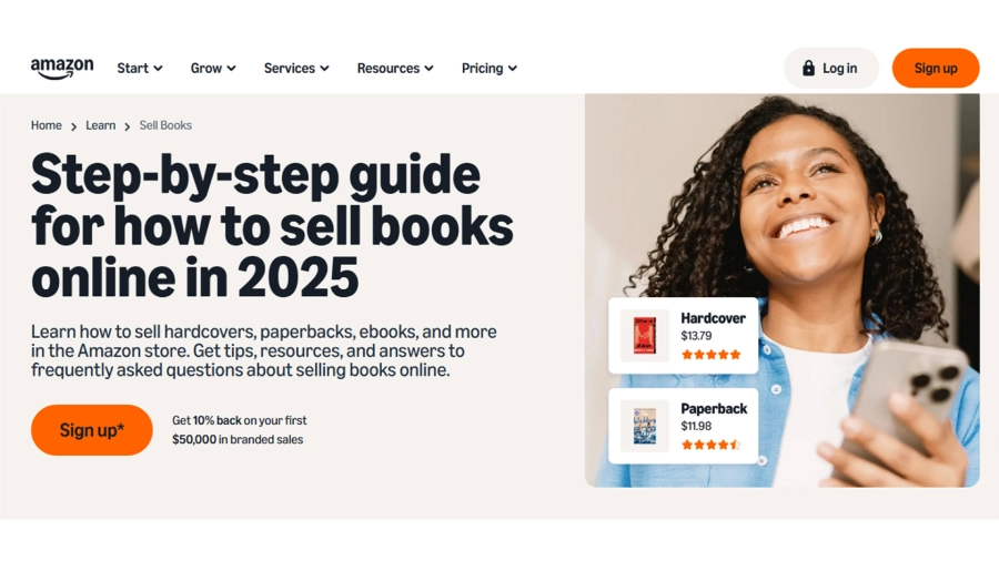 Sell Used Books on Amazon Step-by-Step Guide