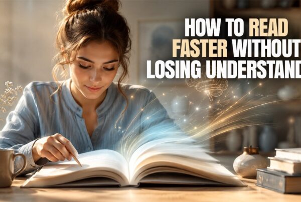 How to read faster without losing understanding using effective reading techniques to improve reading speed and comprehension