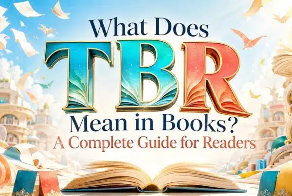 What does TBR mean in books complete guide for readers with an open book and library background.