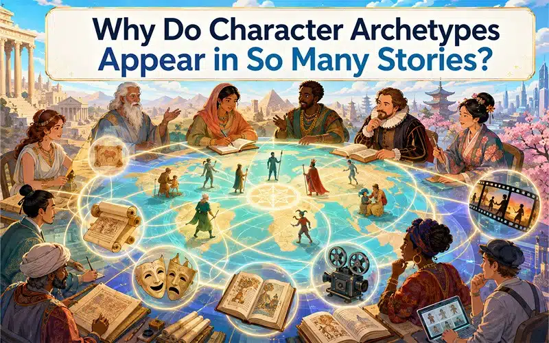 Character archetypes appearing across cultures, genres, myths, and different storytelling traditions.