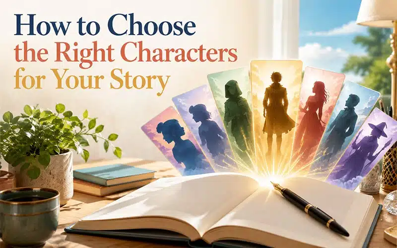 How writers can choose the right character types based on conflict, purpose, relationships, and story length.