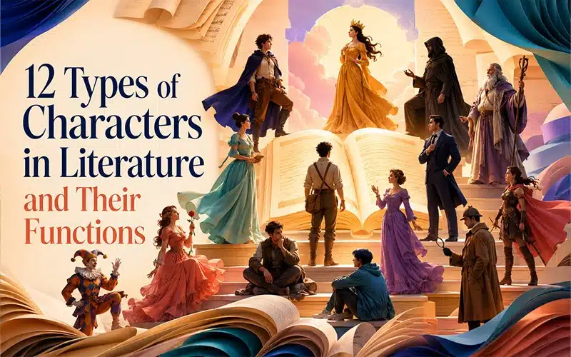 The 12 types of characters in literature and the narrative functions they perform in a story.